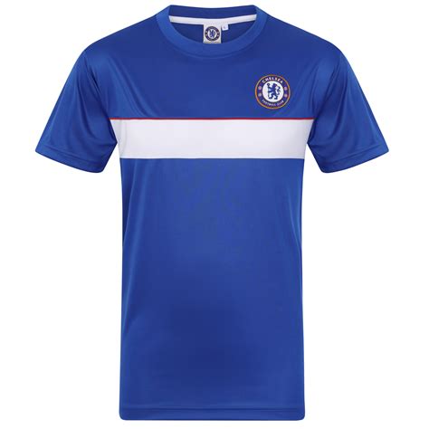 Chelsea Fc Mens T Shirt Poly Training Kit Official Football T £1499