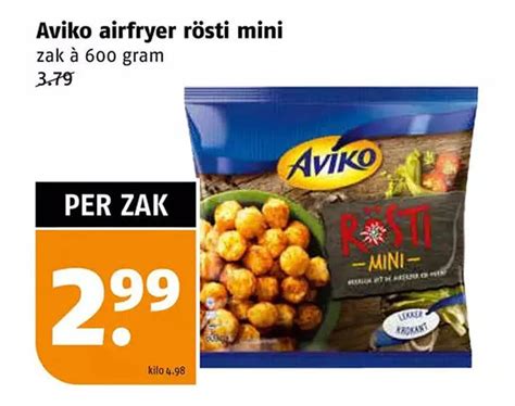 Aviko Airfryer R Sti Mini Aanbieding Bij Poiesz