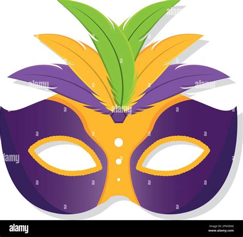 Isolated Colored Mardi Gras Mask Vector Illustration Stock Vector Image