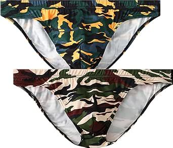 WINDAY Men Briefs Print Low Rise Bikini Briefs And Moisture Wicking Underwear N At Amazon