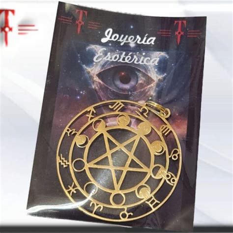 Talism N Pentagrama Con Fase Lunar Y Zodiaco Spotencias Tienda Esot Rica