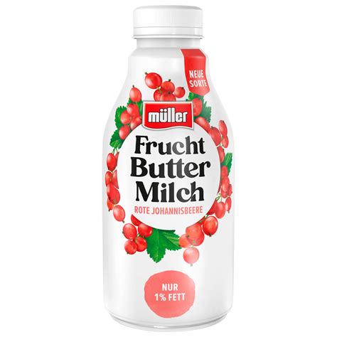 Müller Fruchtbuttermilch Rote Johannisbeere 500g bei REWE online bestellen