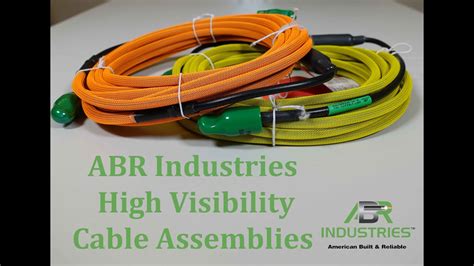 Abr Industries High Visability Cables Youtube