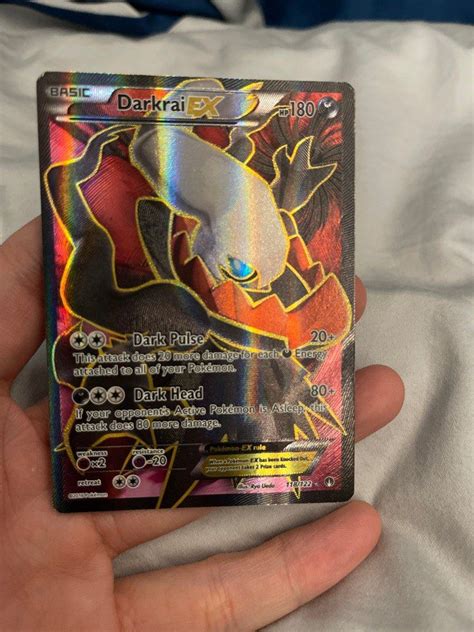 Pokemon Darkrai EX Full Art XY Breakpoint Hobbies Toys Toys Games