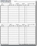 Free Printable Exercise Log and Blank Exercise Log Template