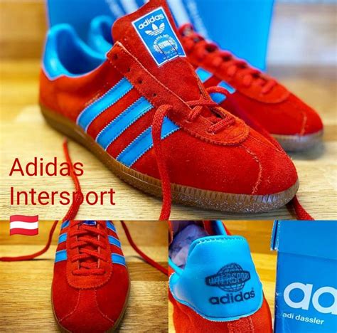 A Gorgeous Pair Of Vintage Austrian 🇦🇹 Made Adidas Intersport Photo