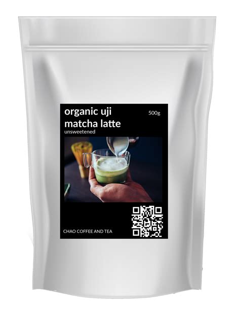 Matcha Latte 500g Organic Matcha Latte Unsweetened Product Of