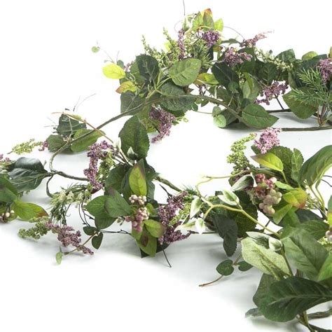 Artificial Berry And Wildflower Garland Garlands Floral Supplies Craft Supplies