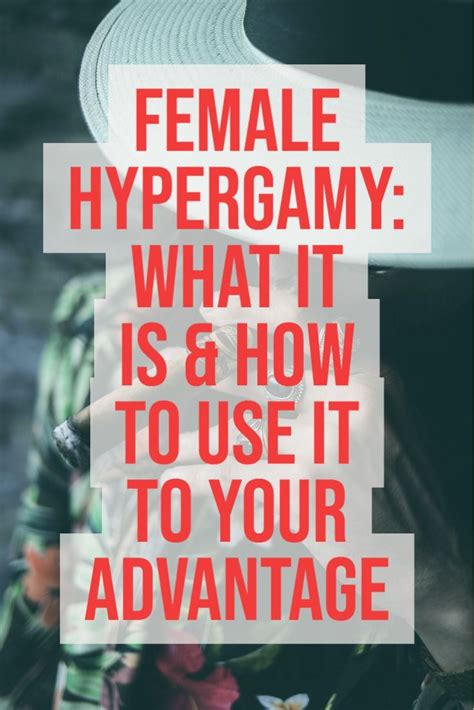 Female Hypergamy: What it is How To Use it to Your Advantage | Dating ...