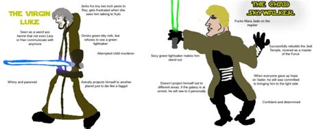 Virgin Sequel Trilogy Vs Chad Original Trilogy Rotmemes