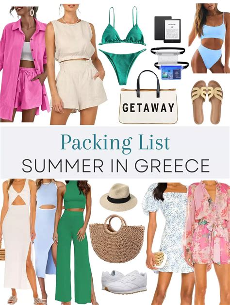 Greece packing list a locals expert tips on what to pack for greece