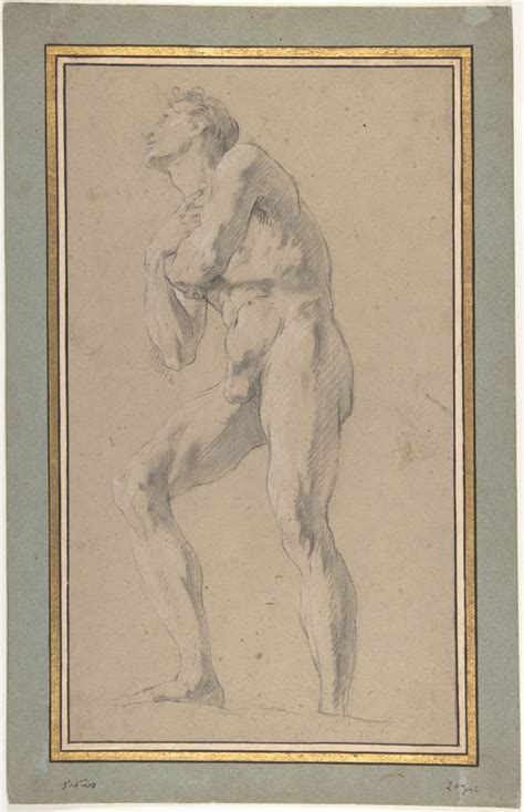 Standing Male Nude Seen From Below PICRYL Public Domain Media