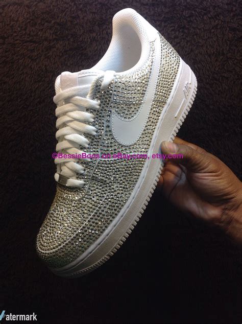 Free Shipping Nike Air Force Swarovski Sneakers Shoe