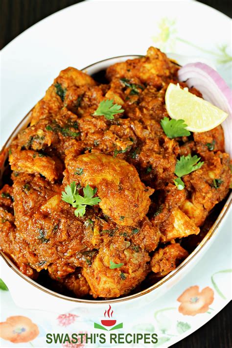 Chicken Masala Recipe Swasthi S Recipes