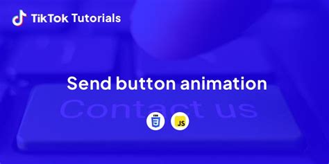 TikTok Tutorial #41 - How to create a Send button animation in CSS ...