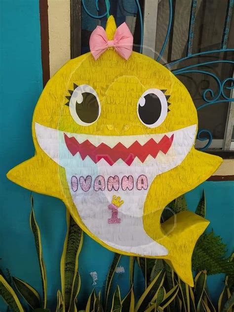 Pi Ata De Baby Shark En Pi Atas Pi Atas Para Ni Os Decoracion