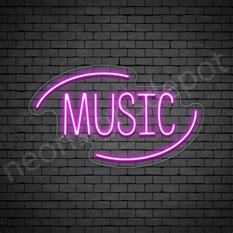 Music V10 Neon Sign - Neon Signs Depot