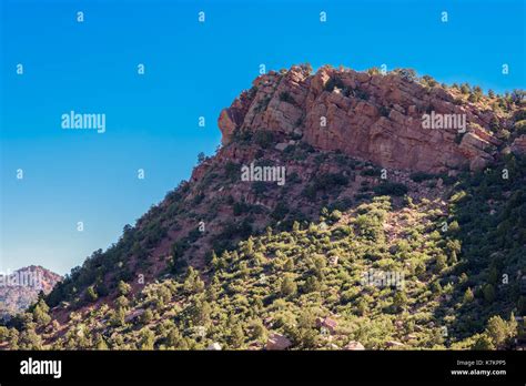 Flat Top Hill Stock Photo Alamy