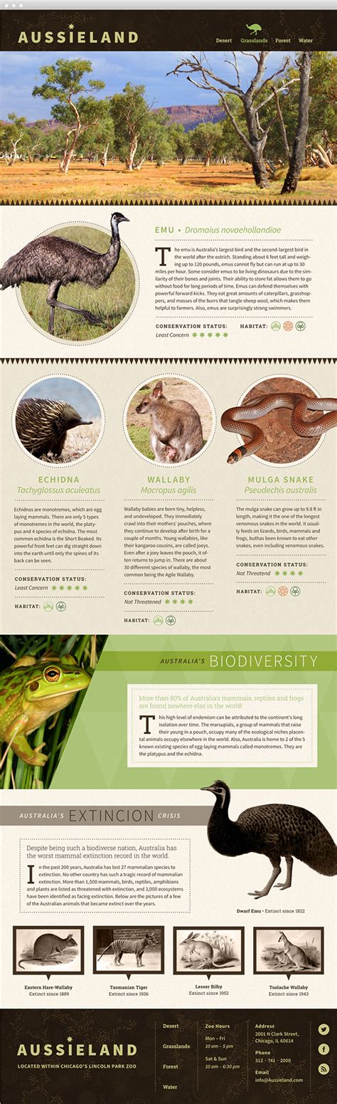 aussieland website  behance