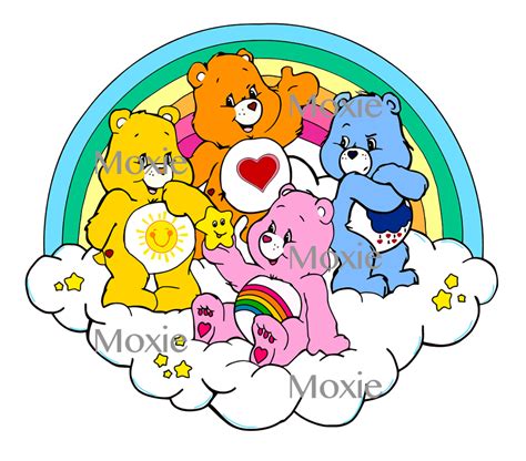 Care Bears Cloud Decal & Acrylic Blank COMBO – Moxie Vinyls