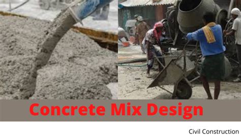 Concrete mix design « Civil Construction