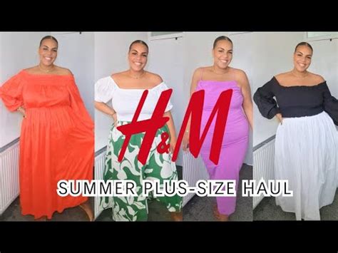 Big H M Plus Size Try On Haul Youtube