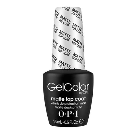 Opi Gelcolor Gel Nail Polish Matte Top Coat 05 Fl Fl Oz