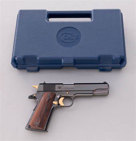 Colt Springfield Armory Gold Classic 45 Pistol Semi Automatic Pistol