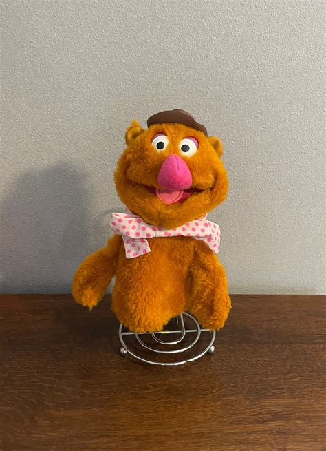 1978 Fisher Price Fozzie Bear Muppet Puppet Vintage Muppet Etsy In