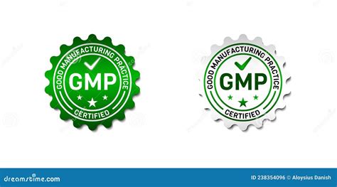 Rótulo Certificado De Boas Práticas De Fabricação Do Gmp Estrela E