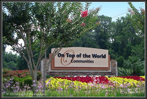 Ocala, Central Florida & Beyond: On Top of the World signage