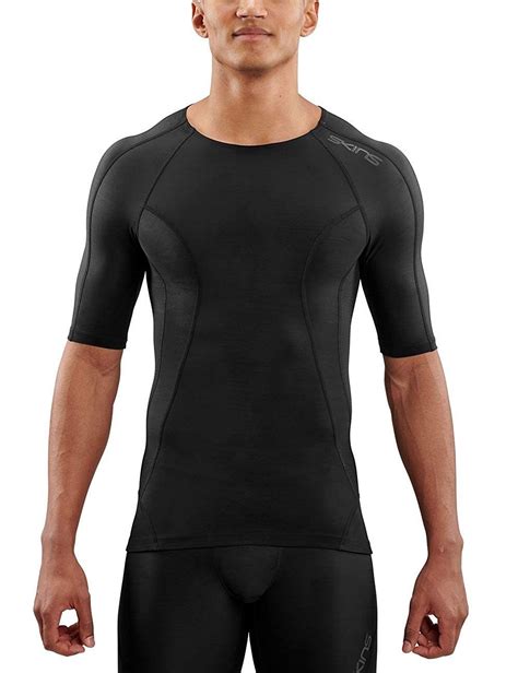 Dnamic Men S Compression Short Sleeve Top Ss Black Black