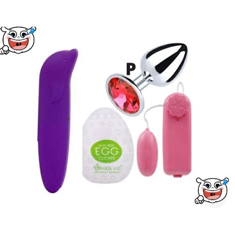 Kit Plug Anal J Ia A O P Vibrador Bullet Golfinho Ponto G Egg