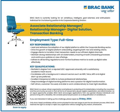 Brac Bank Limited Associate Relationship Manager Relationship Manager