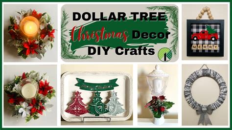 🎄🎅5 Dollar Tree Christmas Decor Diy Crafts 2022 🎅🎄 Youtube