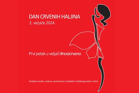 Prvi Petak U Velja I Nosicrveno Podr Ite Dan Crvenih Haljina