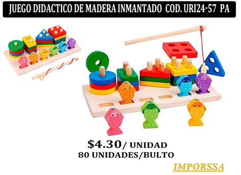 Juego Didactico De Madera Imantado Cod Uri Pa Imporssa