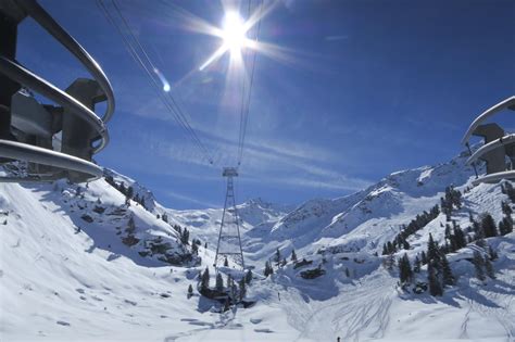 Col Des Gentianes Cable Car Nendaz Switzerland