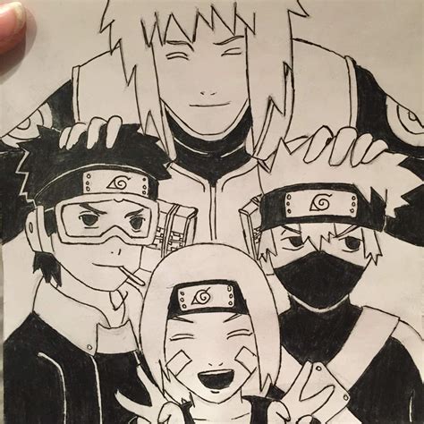 Evolution Of Kakashi Drawings Naruto Amino