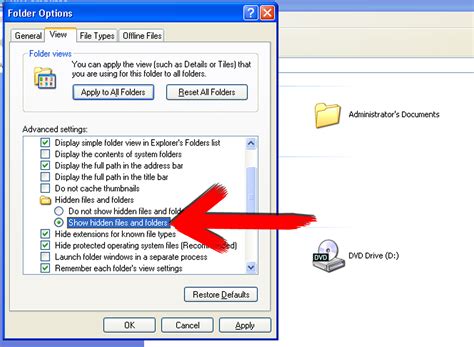 How To Un Hide Folders And Files On Xp Steps With Pictures