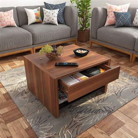 modern wooden living room center table  home  rs   vasai