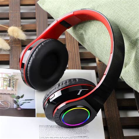 Custom Oem Led Light Wireless Headphone B39 Headset Foldable Gaming