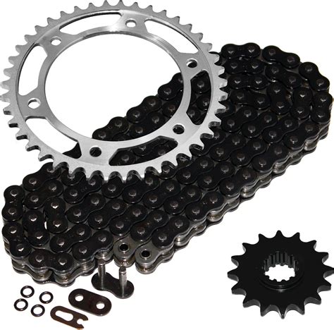 Amazon Caltric Black O Ring Drive Chain Sprockets Kit Compatible