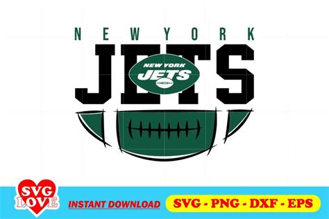 New York Jets Football Team SVG Gravectory