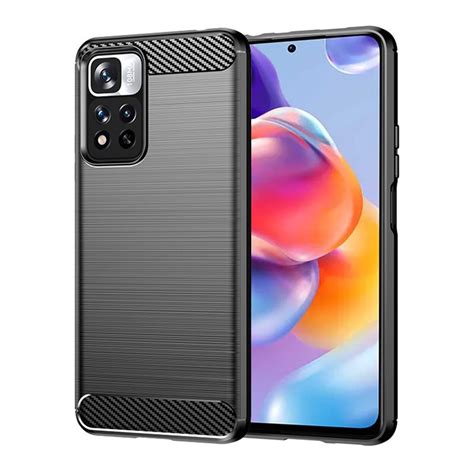 Husa Pentru Xiaomi Redmi Note 11 Pro 5G Atlantic Carbon Silicone