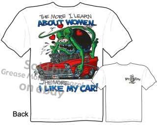 Rat Fink In A Pontiac GTO By Ed Roth 2X Shirt Car