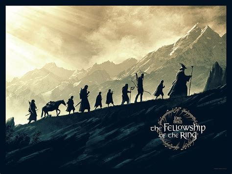 The Lord Of The Rings The Fellowship Of The Ring Poster Hd Wallpaper