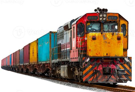 Freight Train Locomotive Cut Out Stock 45911877 Png