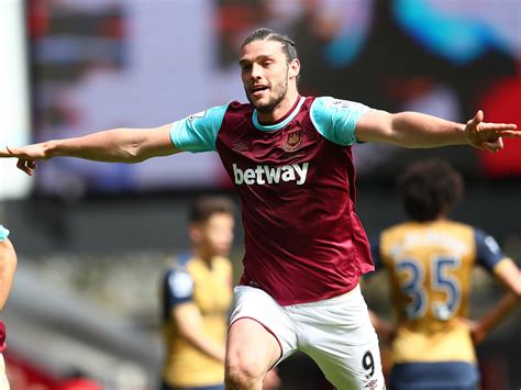 West Ham Vs Arsenal Andy Carroll Hat Trick Sees Fans Demand England