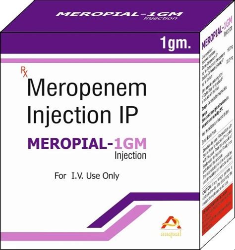 MEROPIAL 1GM Meropenem Injection Ip 1Gm At Rs 1067 Vial In Faridabad